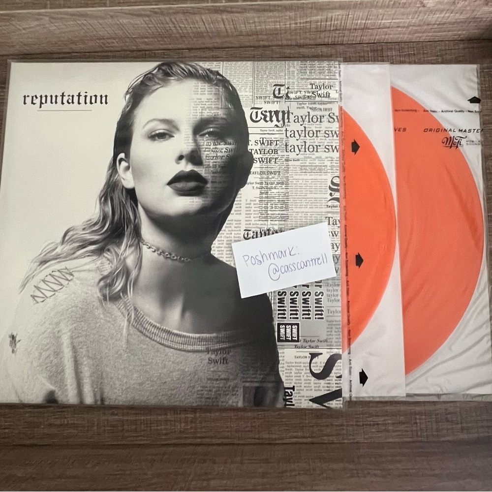 Orange FYE Reputation Vinyl Record - Picture 4 of 8